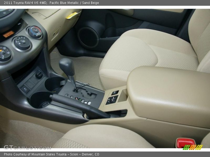 Pacific Blue Metallic / Sand Beige 2011 Toyota RAV4 V6 4WD