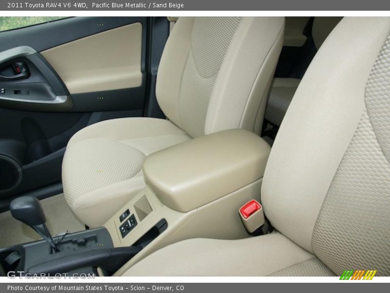 Pacific Blue Metallic / Sand Beige 2011 Toyota RAV4 V6 4WD