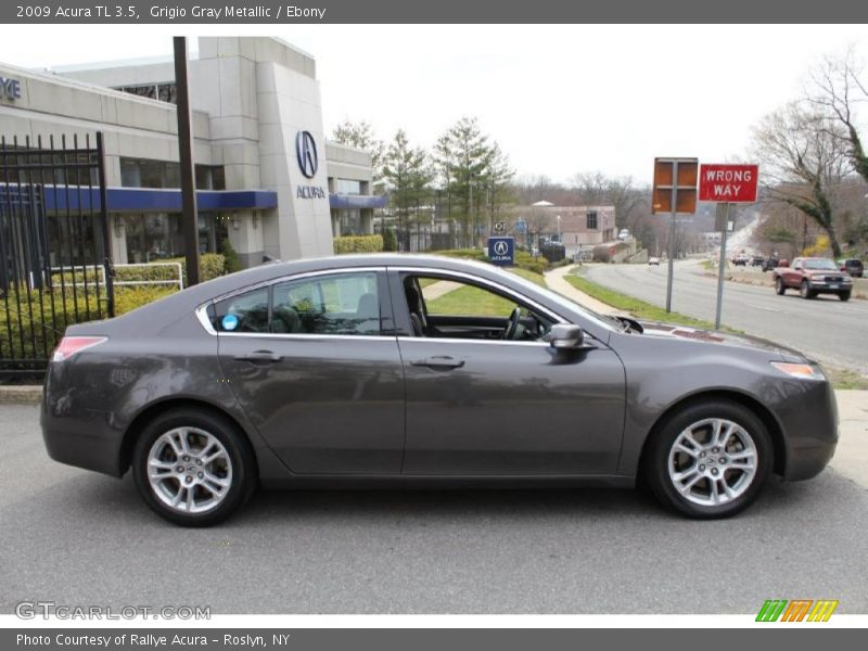 Grigio Gray Metallic / Ebony 2009 Acura TL 3.5