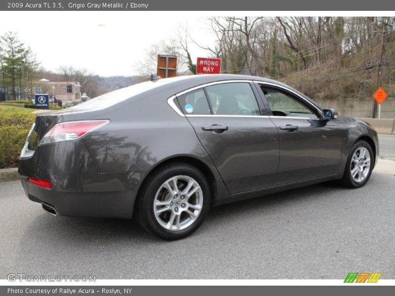 Grigio Gray Metallic / Ebony 2009 Acura TL 3.5