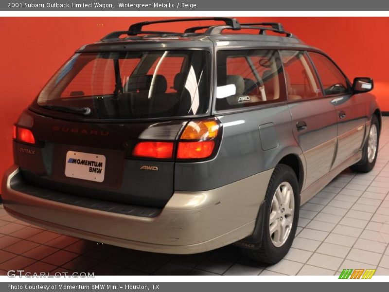 Wintergreen Metallic / Beige 2001 Subaru Outback Limited Wagon