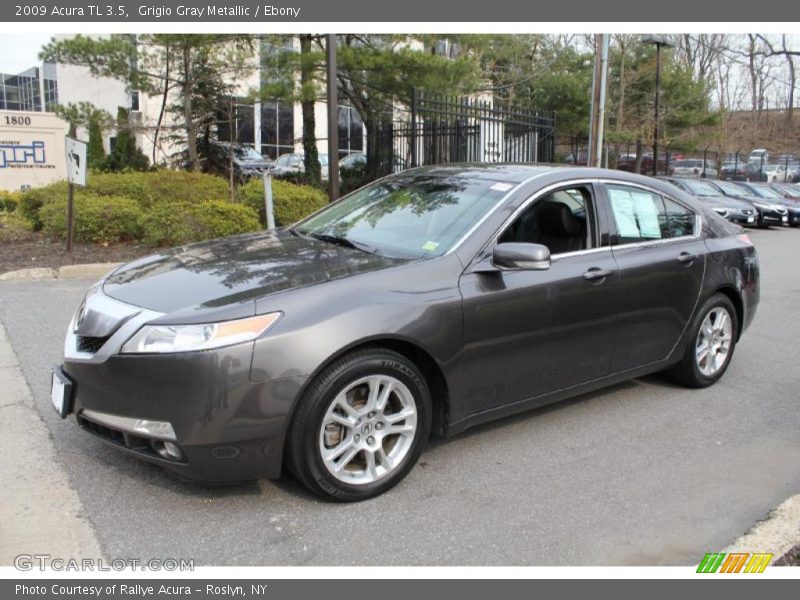 Grigio Gray Metallic / Ebony 2009 Acura TL 3.5