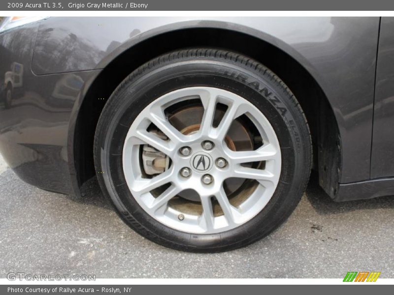 Grigio Gray Metallic / Ebony 2009 Acura TL 3.5