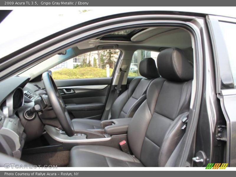Grigio Gray Metallic / Ebony 2009 Acura TL 3.5