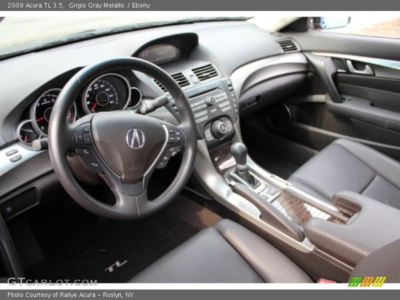 Grigio Gray Metallic / Ebony 2009 Acura TL 3.5