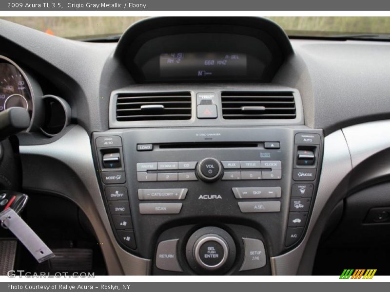 Grigio Gray Metallic / Ebony 2009 Acura TL 3.5