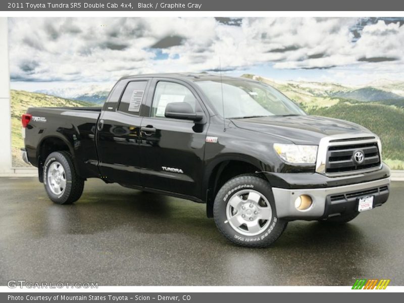 Black / Graphite Gray 2011 Toyota Tundra SR5 Double Cab 4x4