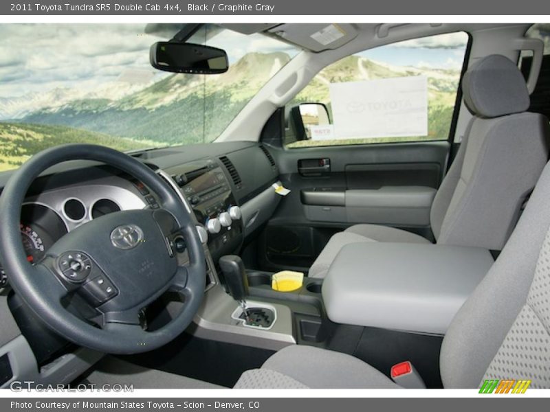 Black / Graphite Gray 2011 Toyota Tundra SR5 Double Cab 4x4