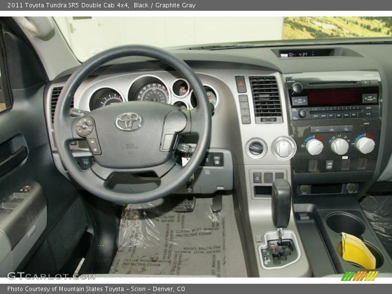 Black / Graphite Gray 2011 Toyota Tundra SR5 Double Cab 4x4