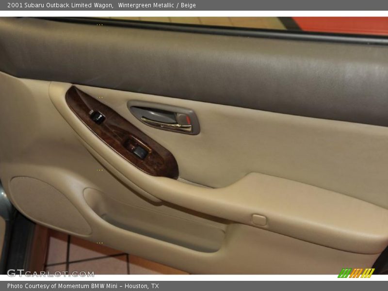 Wintergreen Metallic / Beige 2001 Subaru Outback Limited Wagon