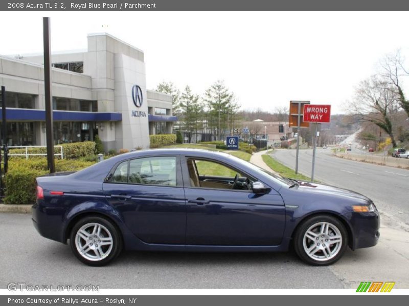 Royal Blue Pearl / Parchment 2008 Acura TL 3.2