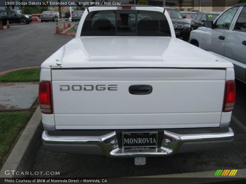 Bright White / Mist Gray 1998 Dodge Dakota SLT Extended Cab