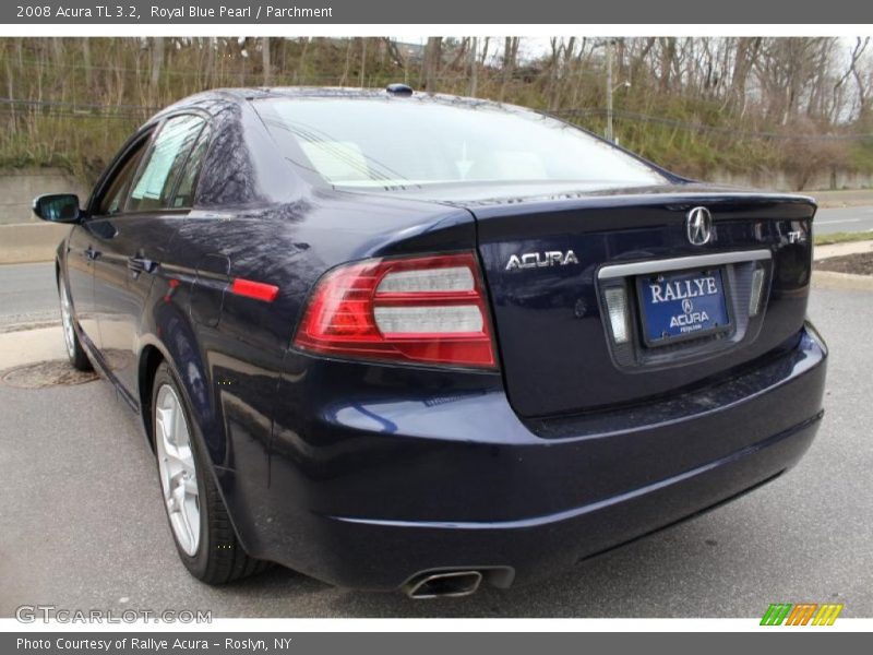 Royal Blue Pearl / Parchment 2008 Acura TL 3.2