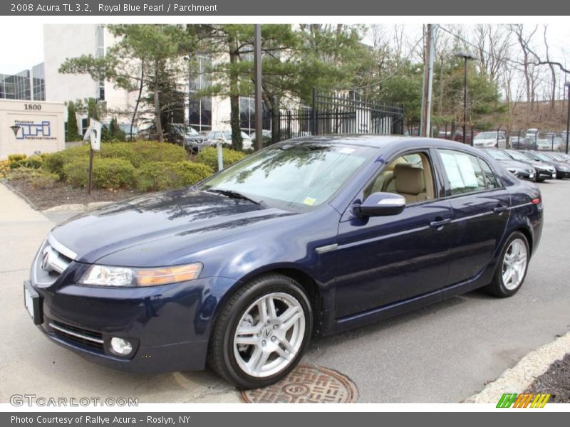 Royal Blue Pearl / Parchment 2008 Acura TL 3.2