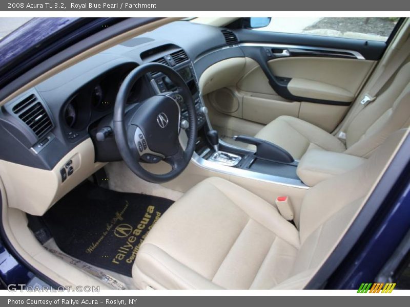 Royal Blue Pearl / Parchment 2008 Acura TL 3.2