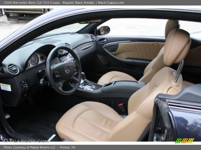 Black/Cappuccino Interior - 2009 CLK 550 Coupe 