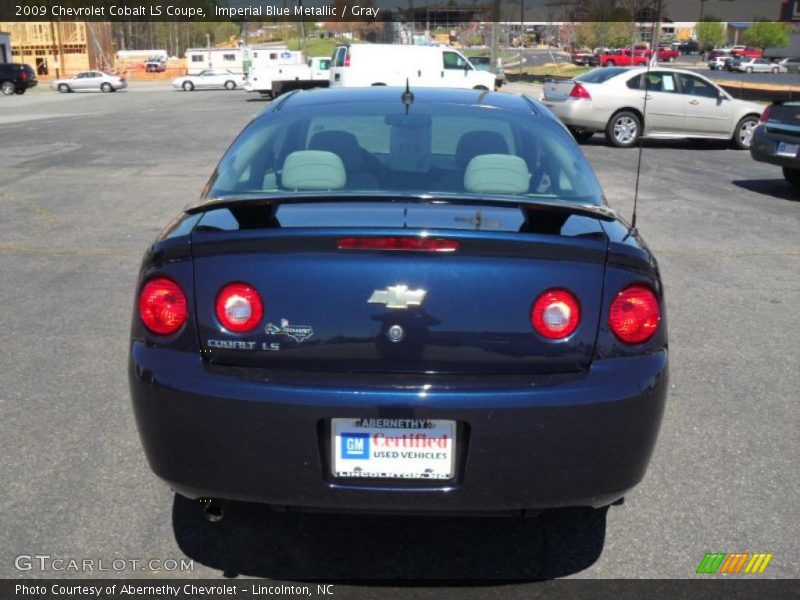 Imperial Blue Metallic / Gray 2009 Chevrolet Cobalt LS Coupe