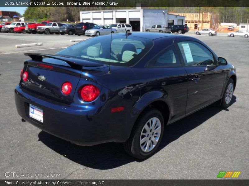 Imperial Blue Metallic / Gray 2009 Chevrolet Cobalt LS Coupe