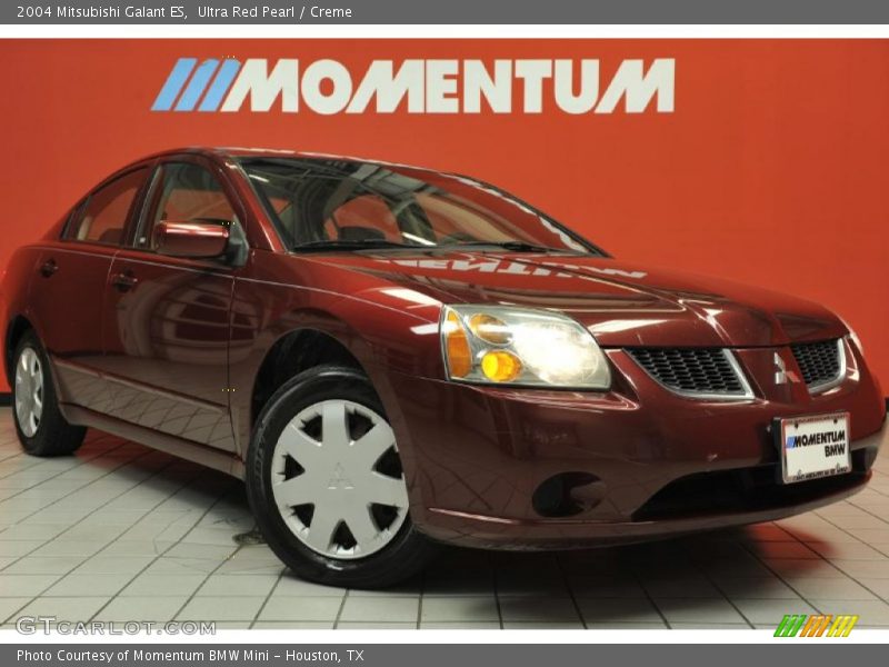 Ultra Red Pearl / Creme 2004 Mitsubishi Galant ES