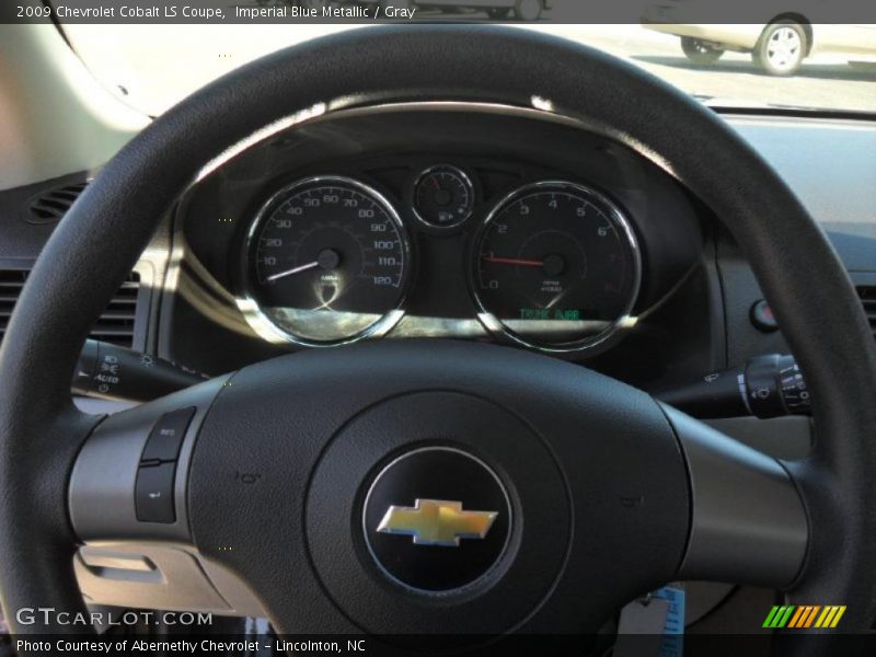 Imperial Blue Metallic / Gray 2009 Chevrolet Cobalt LS Coupe