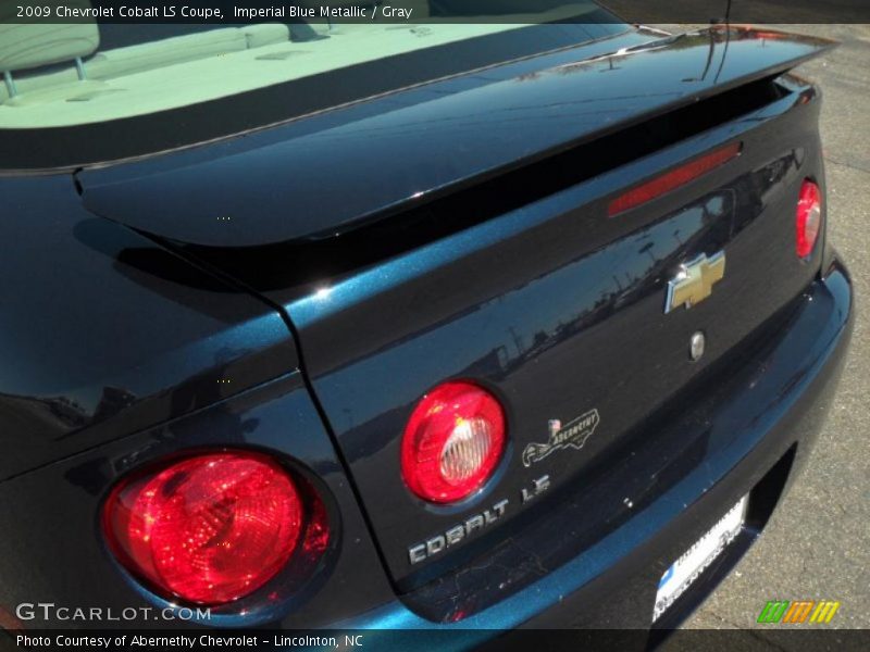Imperial Blue Metallic / Gray 2009 Chevrolet Cobalt LS Coupe