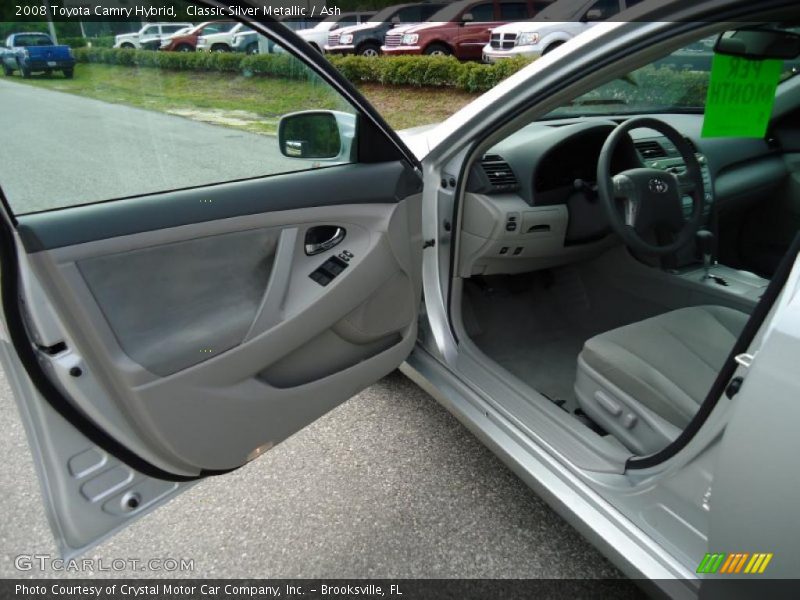 Classic Silver Metallic / Ash 2008 Toyota Camry Hybrid