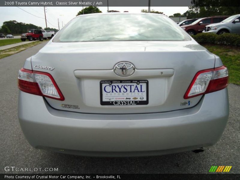 Classic Silver Metallic / Ash 2008 Toyota Camry Hybrid