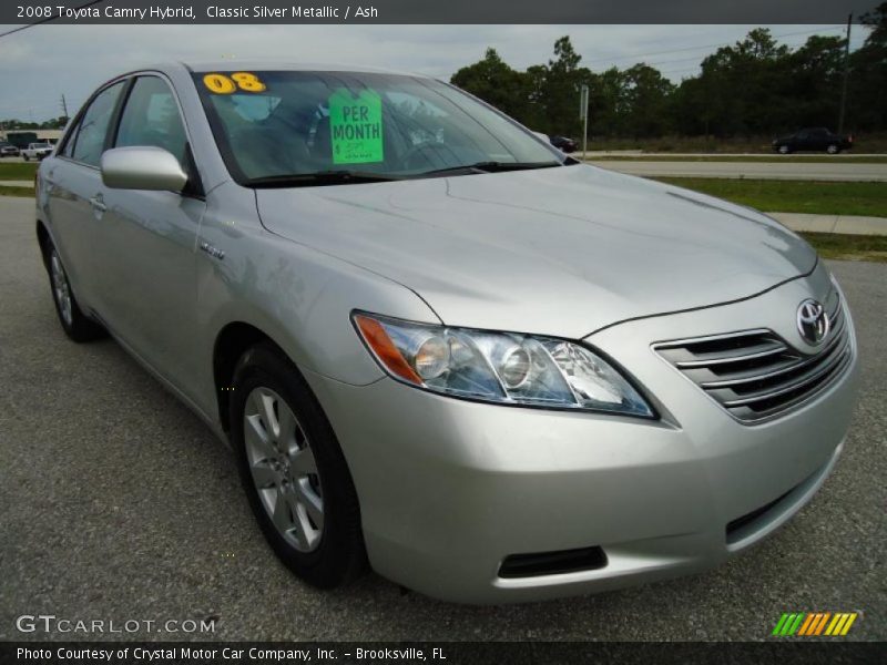 Classic Silver Metallic / Ash 2008 Toyota Camry Hybrid