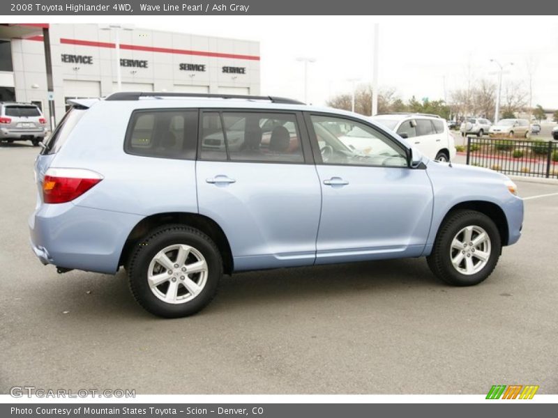 Wave Line Pearl / Ash Gray 2008 Toyota Highlander 4WD