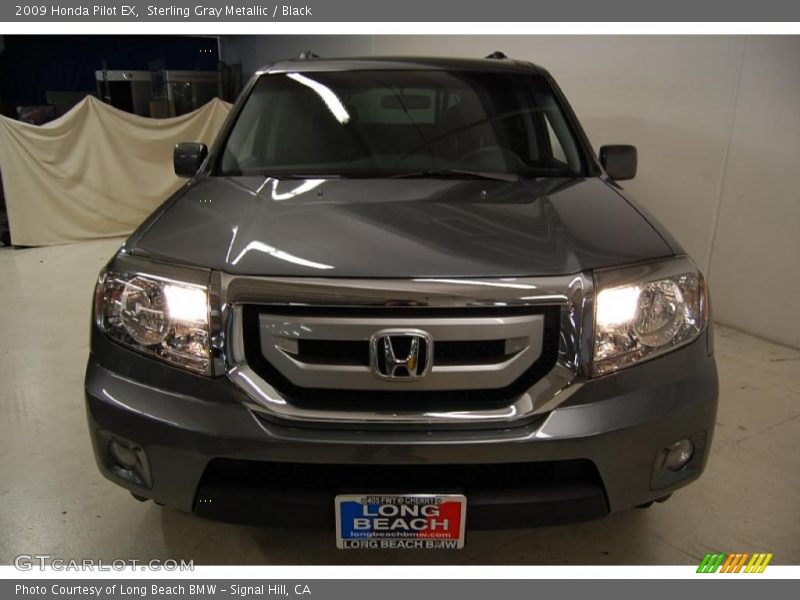 Sterling Gray Metallic / Black 2009 Honda Pilot EX