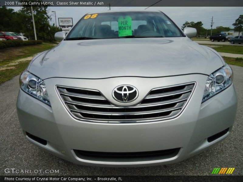 Classic Silver Metallic / Ash 2008 Toyota Camry Hybrid