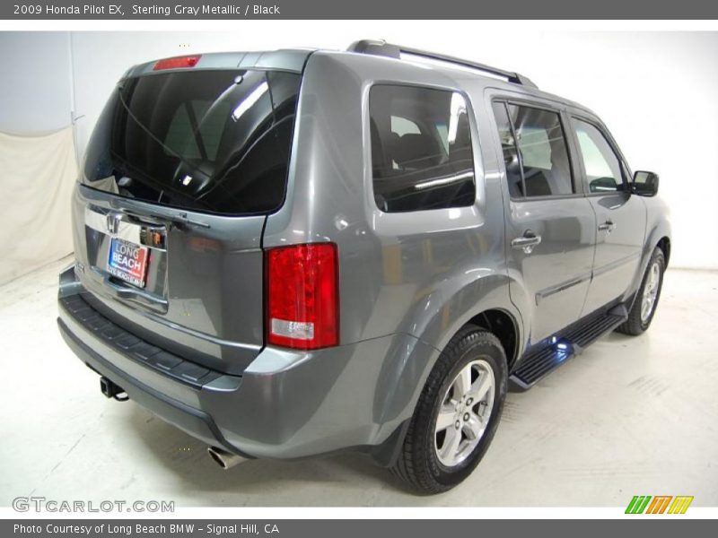 Sterling Gray Metallic / Black 2009 Honda Pilot EX