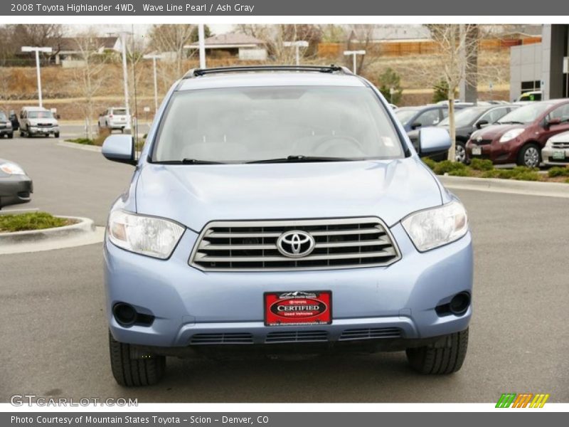 Wave Line Pearl / Ash Gray 2008 Toyota Highlander 4WD