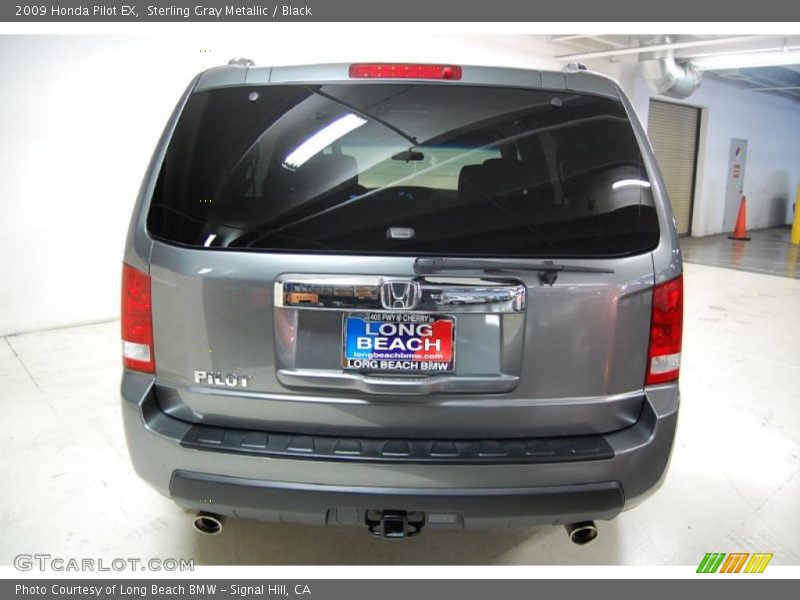 Sterling Gray Metallic / Black 2009 Honda Pilot EX