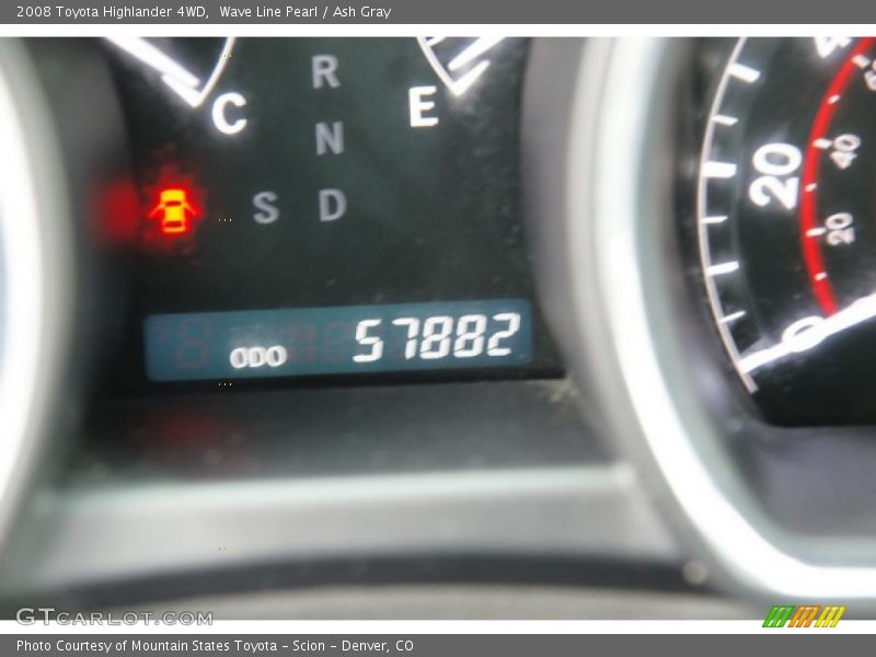 Wave Line Pearl / Ash Gray 2008 Toyota Highlander 4WD
