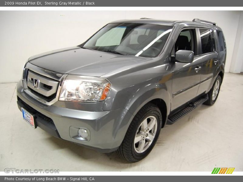Sterling Gray Metallic / Black 2009 Honda Pilot EX