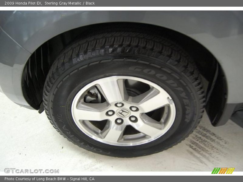 Sterling Gray Metallic / Black 2009 Honda Pilot EX