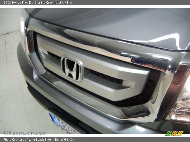 Sterling Gray Metallic / Black 2009 Honda Pilot EX
