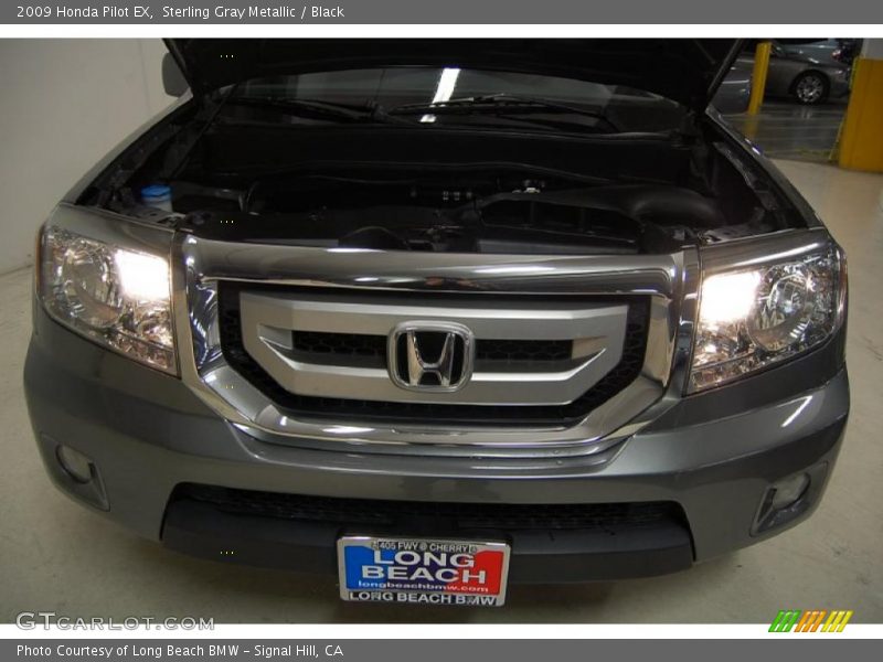 Sterling Gray Metallic / Black 2009 Honda Pilot EX