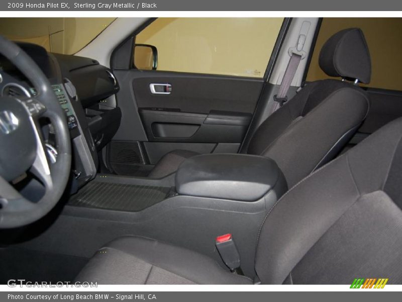 Sterling Gray Metallic / Black 2009 Honda Pilot EX