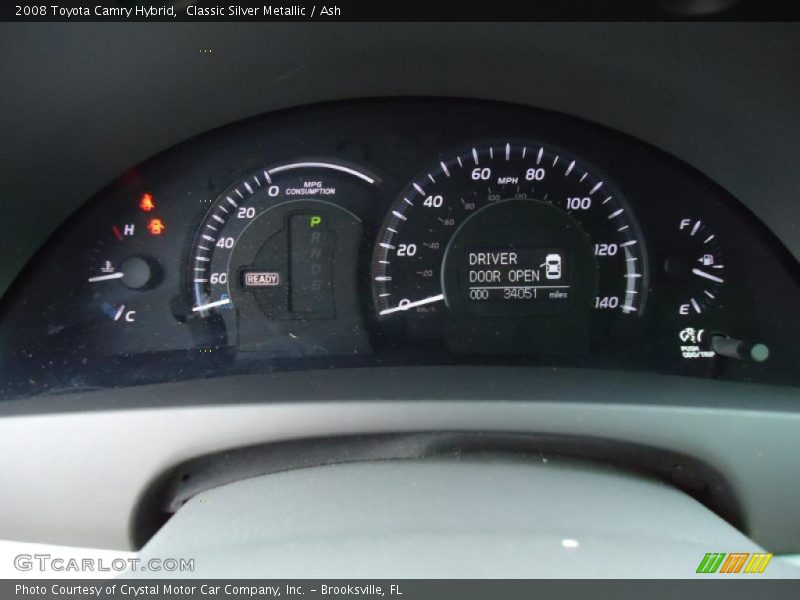 Classic Silver Metallic / Ash 2008 Toyota Camry Hybrid