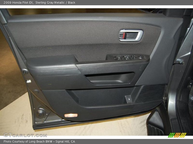 Sterling Gray Metallic / Black 2009 Honda Pilot EX