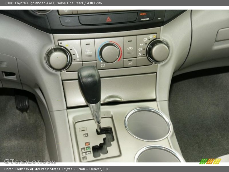 Wave Line Pearl / Ash Gray 2008 Toyota Highlander 4WD