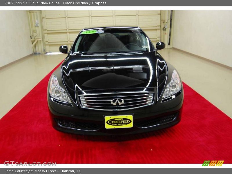 Black Obsidian / Graphite 2009 Infiniti G 37 Journey Coupe