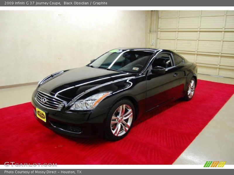 Black Obsidian / Graphite 2009 Infiniti G 37 Journey Coupe