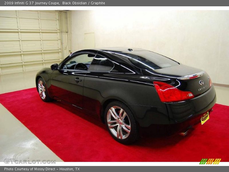 Black Obsidian / Graphite 2009 Infiniti G 37 Journey Coupe
