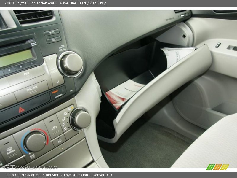 Wave Line Pearl / Ash Gray 2008 Toyota Highlander 4WD