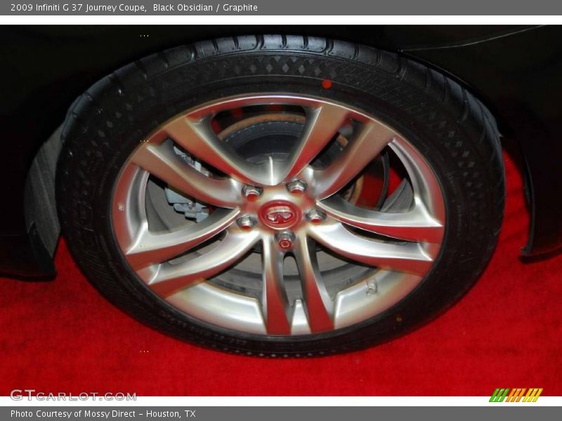Black Obsidian / Graphite 2009 Infiniti G 37 Journey Coupe