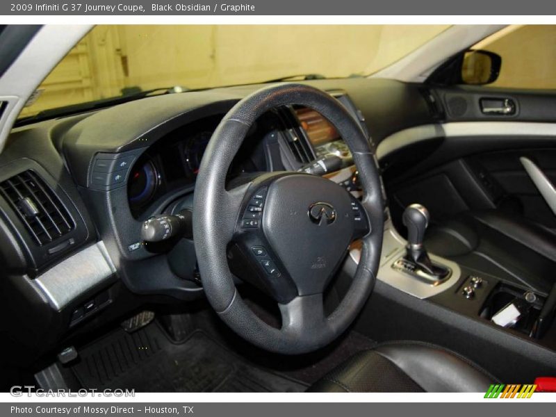 Black Obsidian / Graphite 2009 Infiniti G 37 Journey Coupe