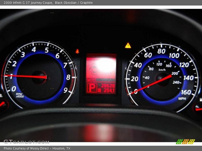 Black Obsidian / Graphite 2009 Infiniti G 37 Journey Coupe